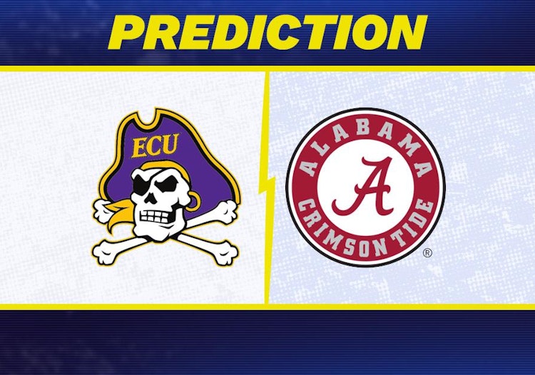 East Carolina takes on Alabama in College Football action.