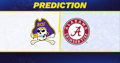 East Carolina vs. Alabama prediction: Why Alabama is favored to win in college football Week 1 [2026]