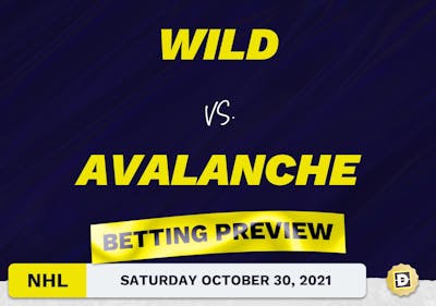 Wild vs. Avalanche Predictions and Odds - Oct 30, 2021