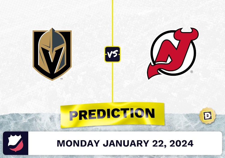 Vegas Golden Knights vs. New Jersey Devils Prediction, Odds, NHL Picks [1/22/2024]