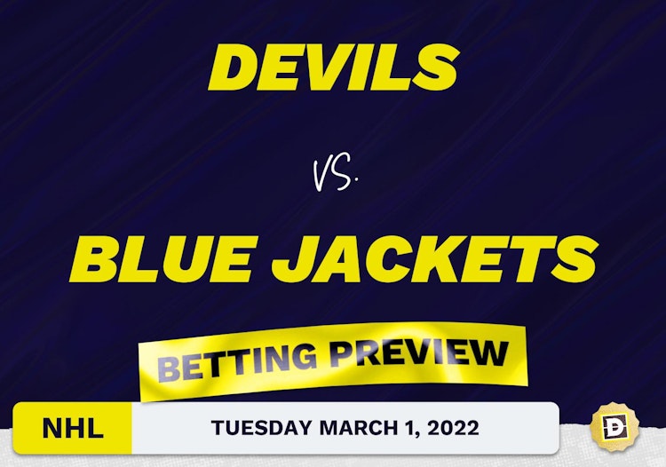 Devils vs. Blue Jackets Predictions and Odds - Mar 1, 2022