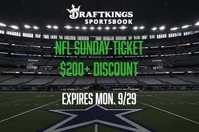 Exclusive DraftKings promo code with $200 NFL Sunday Ticket discount expires in one week!