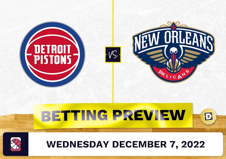 Pistons vs. Pelicans Prediction and Odds - Dec 7, 2022