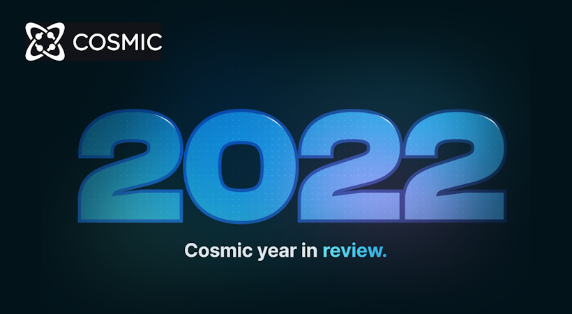 Cosmic Year in Review image