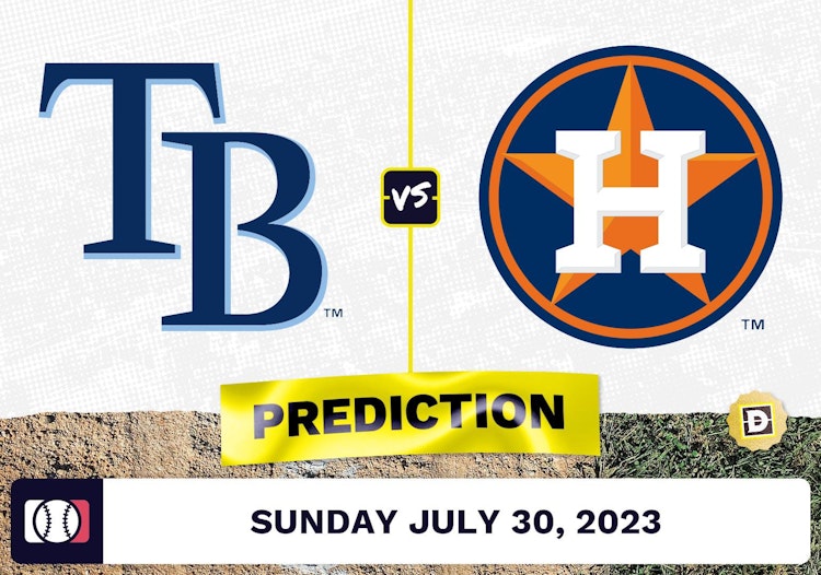 Rays vs. Astros Prediction for MLB Sunday [7/30/2023]