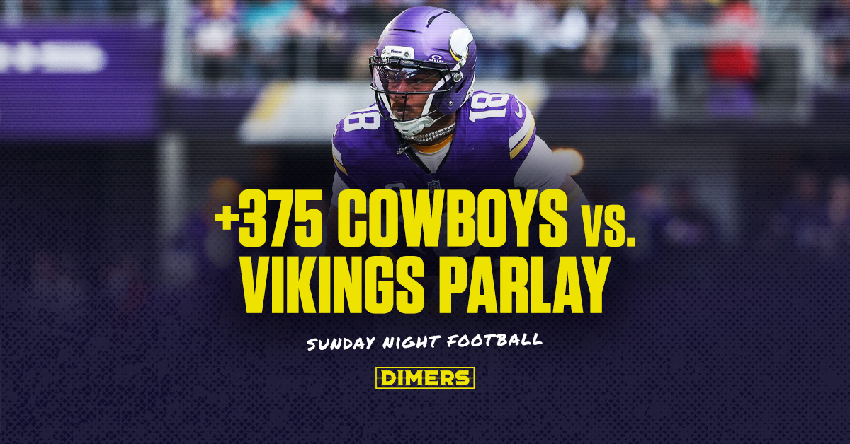 Parlay these Cowboys-Vikings player props at boosted +375 odds for Sunday Night Football betting