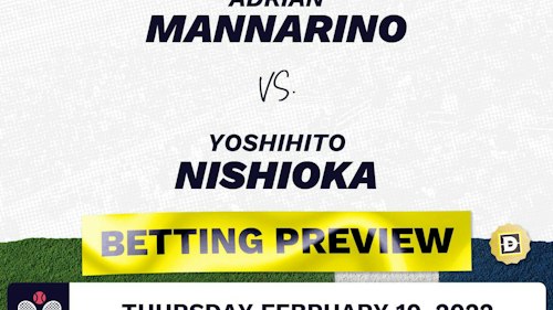 Adrian Mannarino vs. Yoshihito Nishioka Predictions - Feb 10, 2022