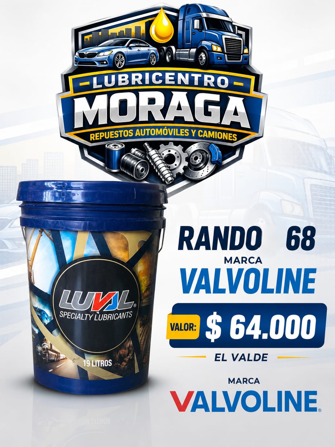 RANDON 68 VALVOLINE
