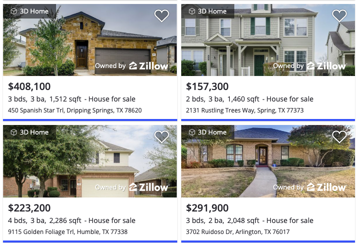 Picture of listings owned by Zillow