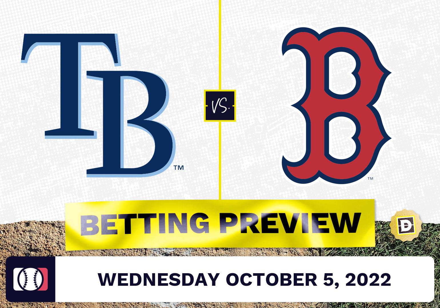 Rays vs. Red Sox Prediction and Odds - Oct 5, 2022