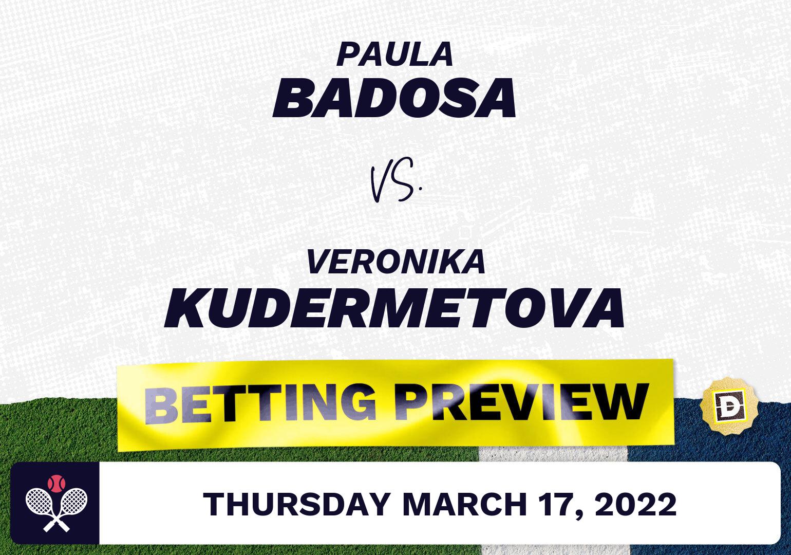 Paula Badosa vs. Veronika Kudermetova Predictions - Mar 17, 2022