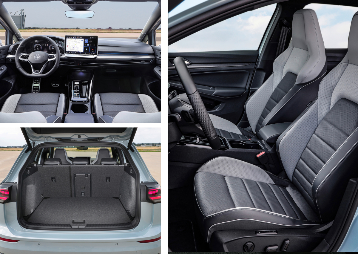 Das Interieur des VW Golf Variant.