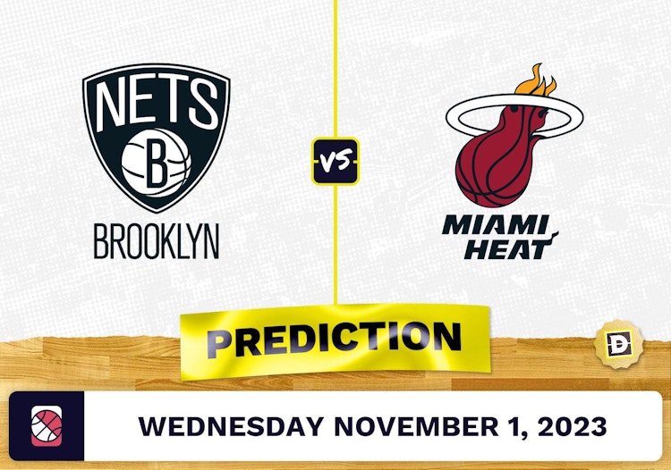 Nets vs. Heat Prediction and Odds - November 1, 2023