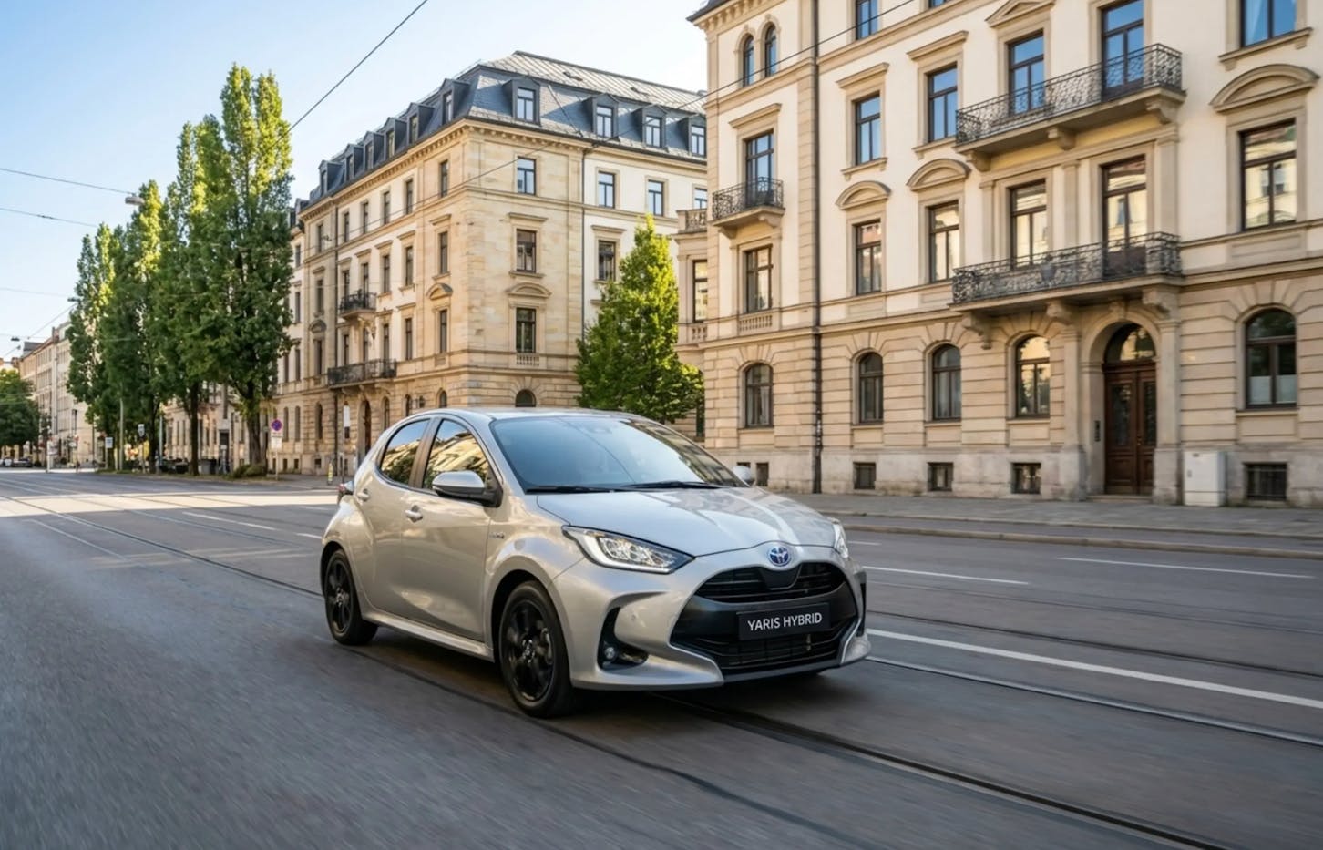 Ein Toyota Yaris Hybrid.