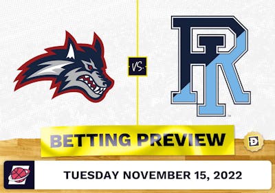 Stony Brook vs. Rhode Island CBB Prediction and Odds - Nov 15, 2022