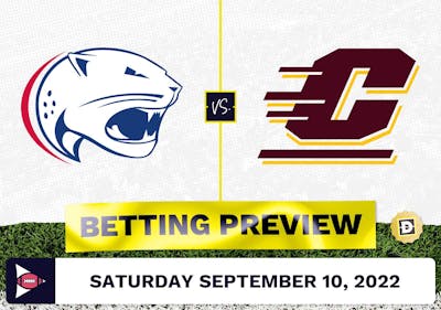 South Alabama vs. Central Michigan CFB Prediction and Odds - Sep 10, 2022