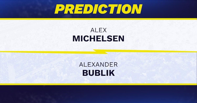 Alex Michelsen vs Alexander Bublik Tennis Prediction.