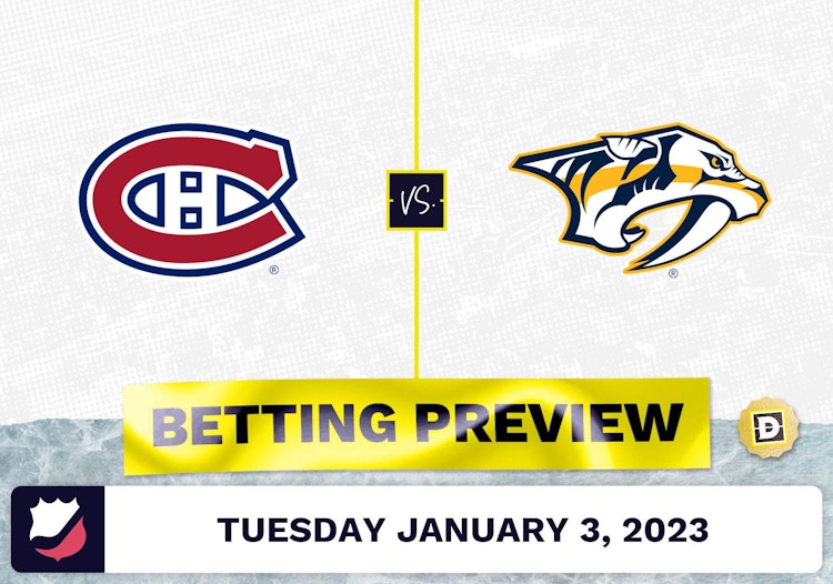 Canadiens vs. Predators Prediction and Odds - Jan 3, 2023