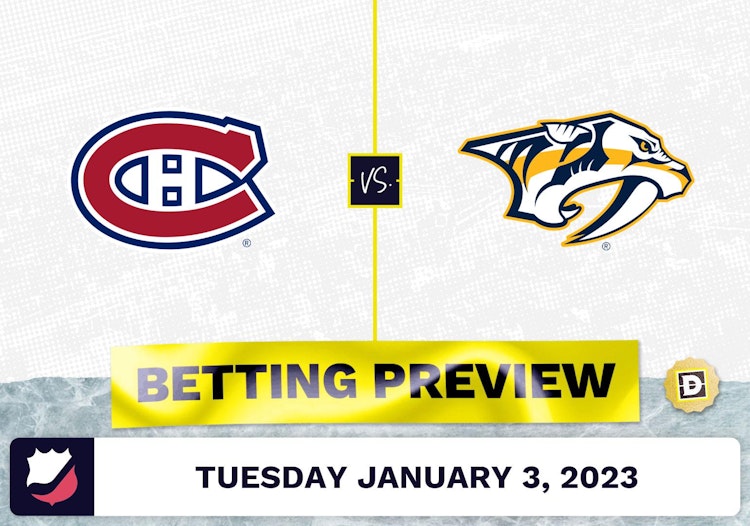 Canadiens vs. Predators Prediction and Odds - Jan 3, 2023