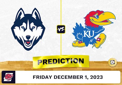 Connecticut vs. Kansas Basketball Prediction - December 1, 2023