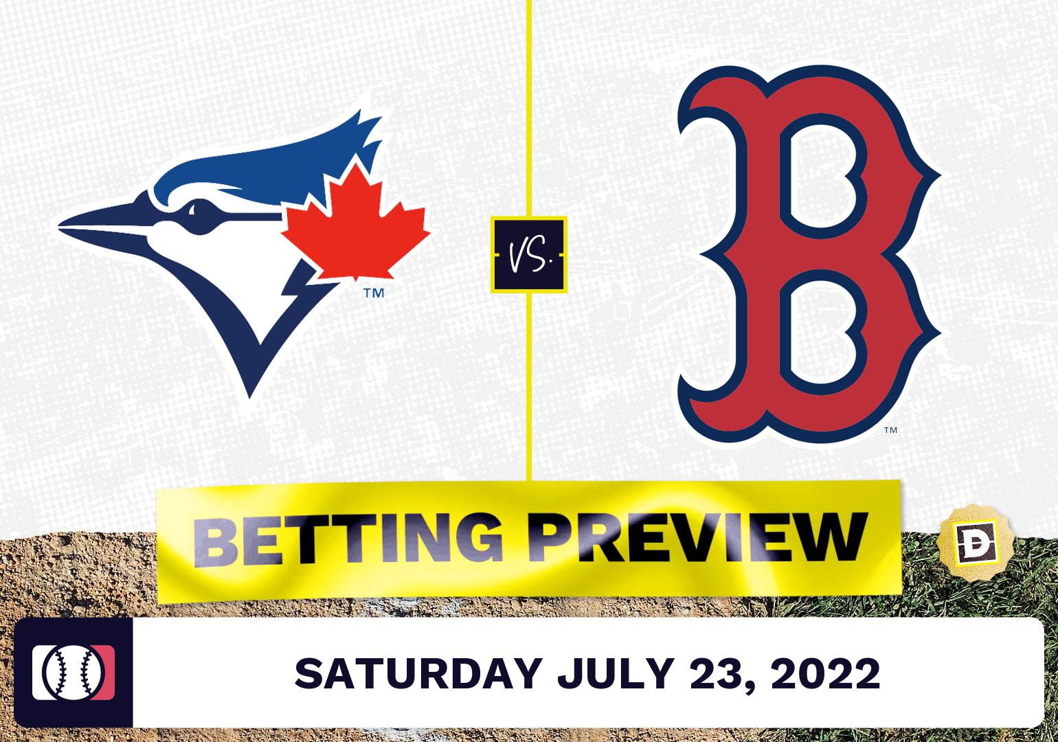 Blue Jays vs. Red Sox Prediction and Odds - Jul 23, 2022