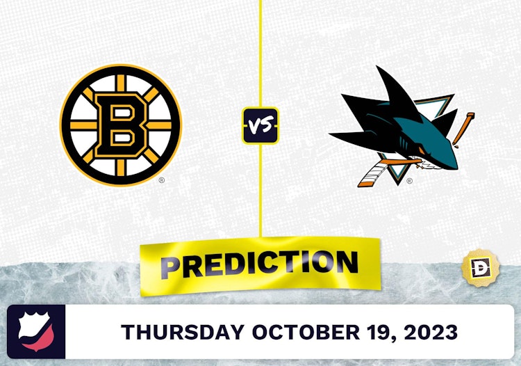 Bruins vs. Sharks Prediction and Odds - October 19, 2023
