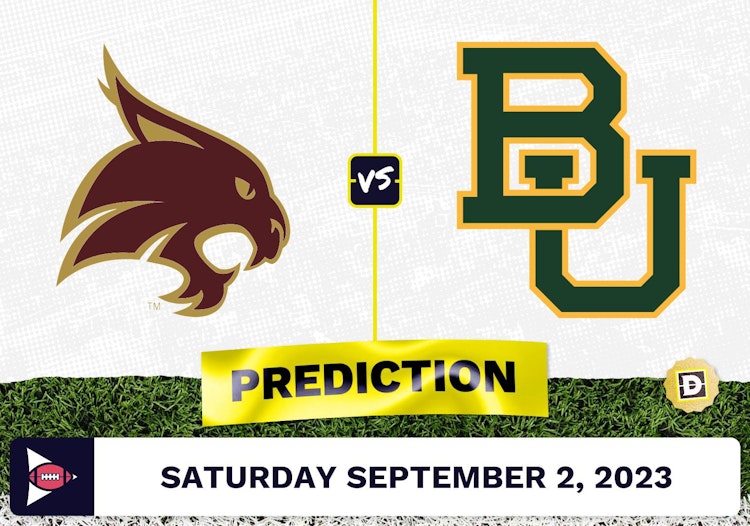 Texas State vs. Baylor CFB Prediction and Odds - September 2, 2023