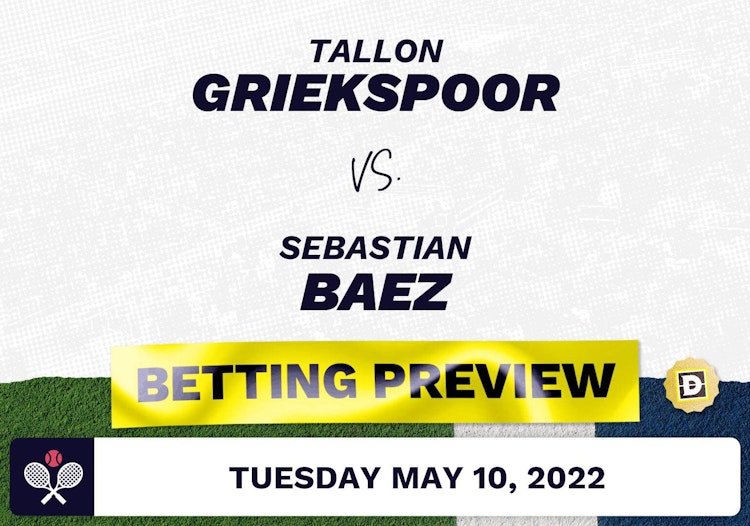 Tallon Griekspoor vs. Sebastian Baez Predictions - May 10, 2022