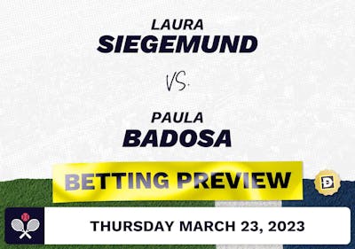 Laura Siegemund vs. Paula Badosa Predictions - Mar 23, 2023