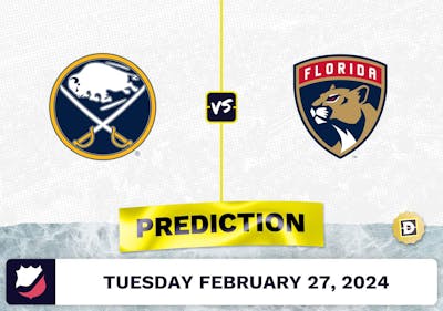 Buffalo Sabres vs. Florida Panthers Prediction, Odds, NHL Picks [2/27/2024]