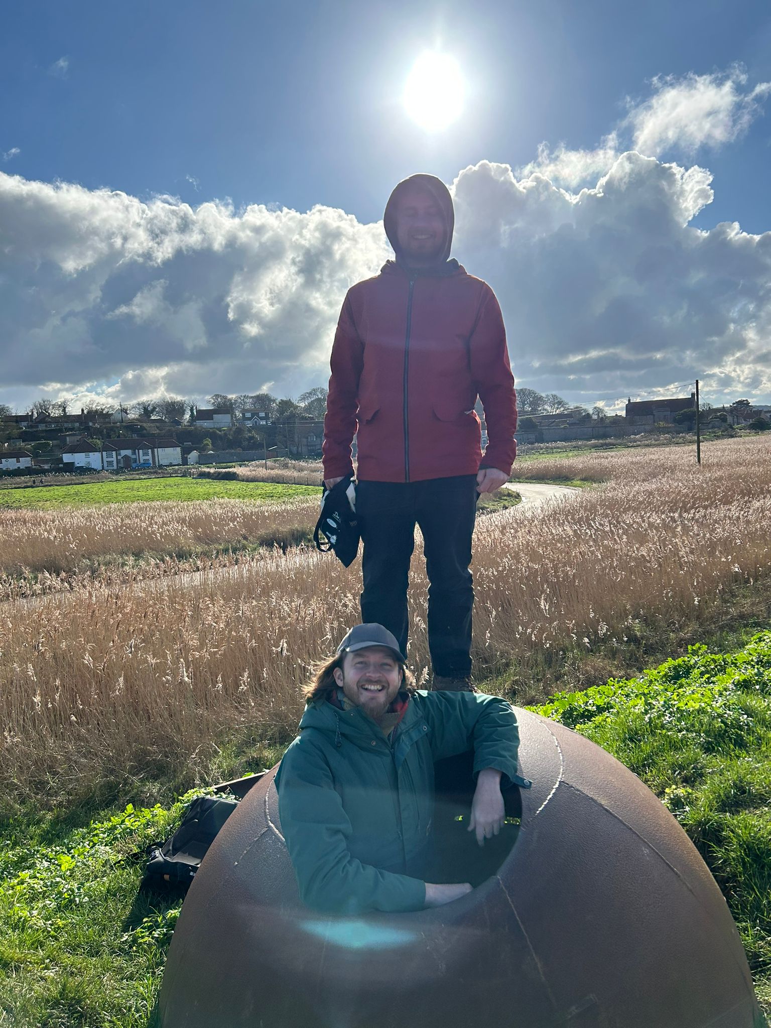 Sam Bhok w/ Karl Bos