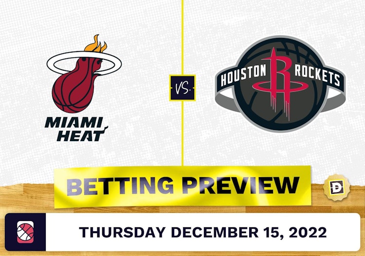 Heat vs. Rockets Prediction and Odds - Dec 15, 2022