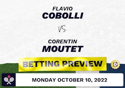 Flavio Cobolli vs. Corentin Moutet Predictions - Oct 10, 2022