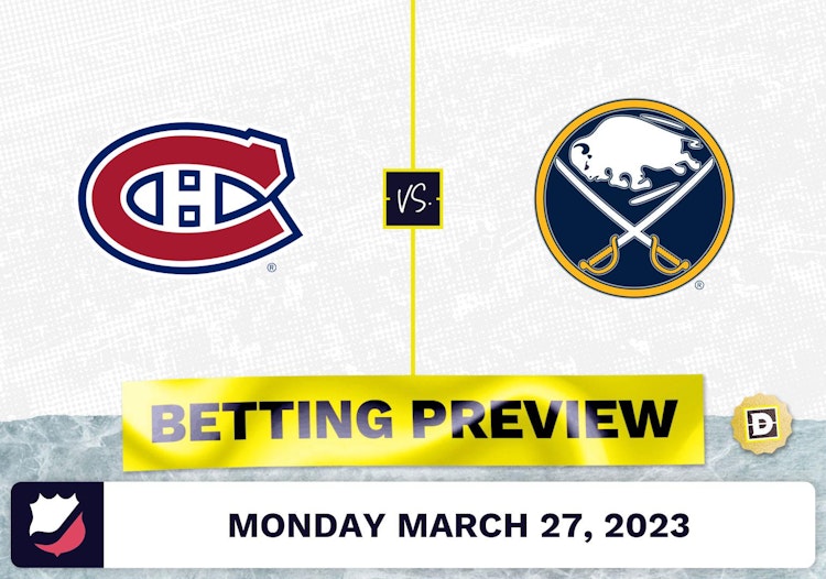 Canadiens vs. Sabres Prediction and Odds - Mar 27, 2023