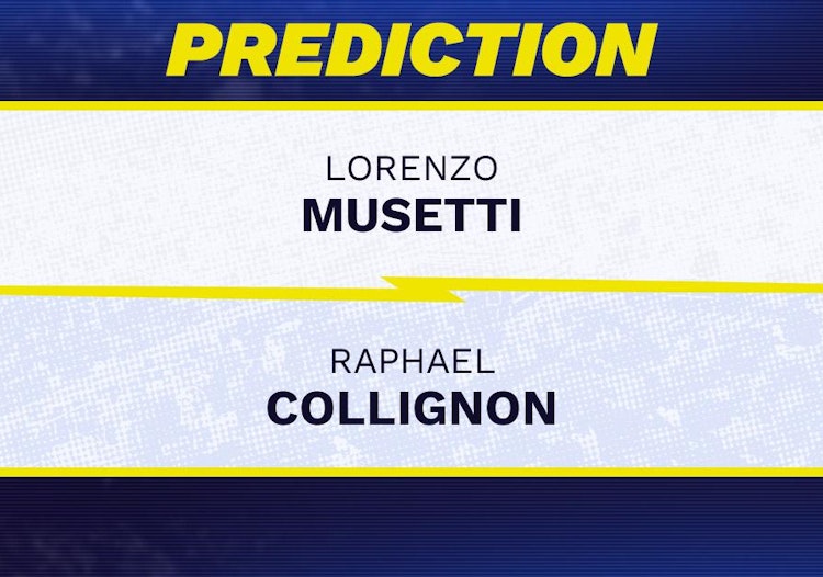 Lorenzo Musetti vs Raphael Collignon Tennis Prediction.