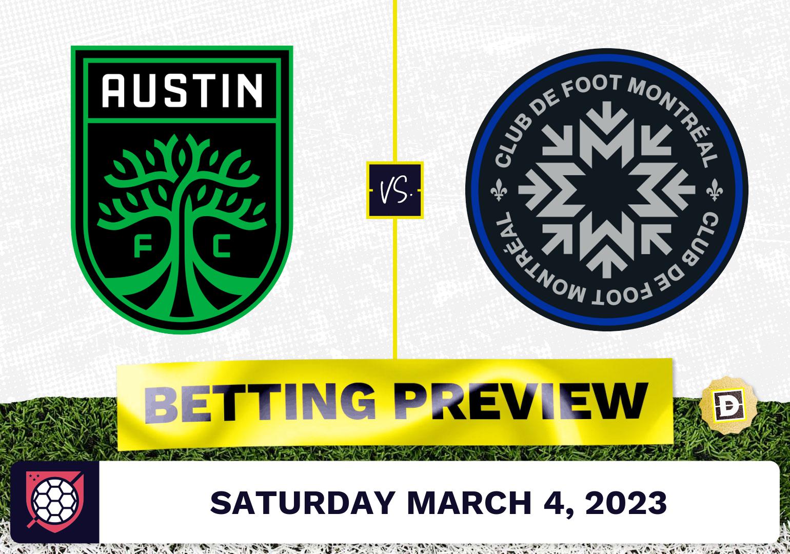 Austin FC vs. CF Montreal Prediction - Mar 4, 2023