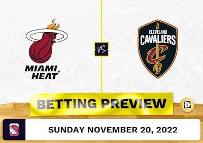 Heat vs. Cavaliers Prediction and Odds - Nov 20, 2022