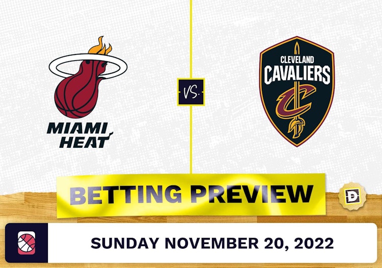 Heat vs. Cavaliers Prediction and Odds - Nov 20, 2022