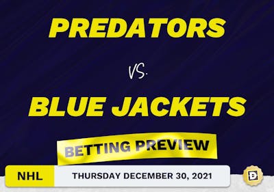 Predators vs. Blue Jackets Predictions and Odds - Dec 30, 2021