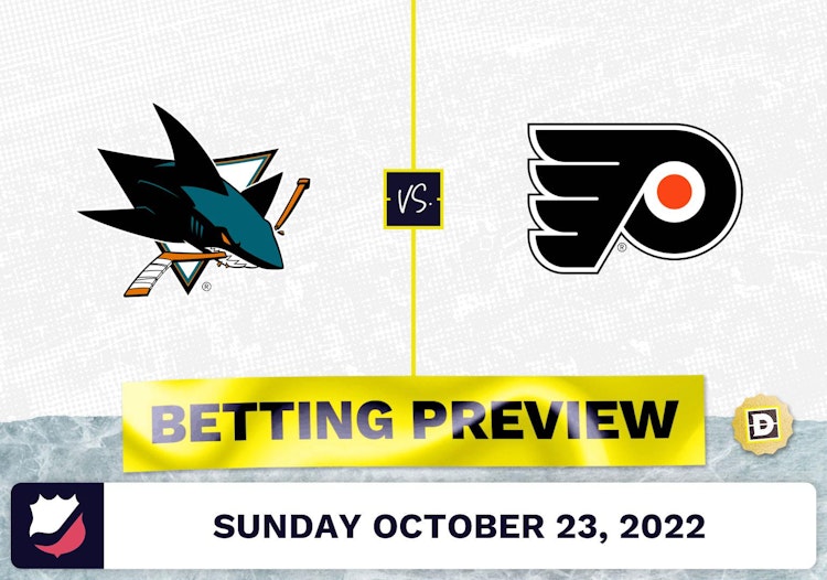 Sharks vs. Flyers Prediction and Odds - Oct 23, 2022