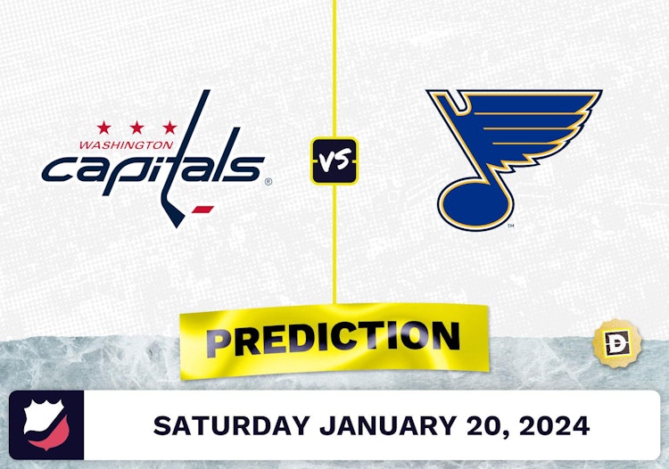Washington Capitals vs. St. Louis Blues Prediction, Odds, NHL Picks [1/20/2024]
