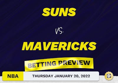 Suns vs. Mavericks Predictions and Odds - Jan 20, 2022