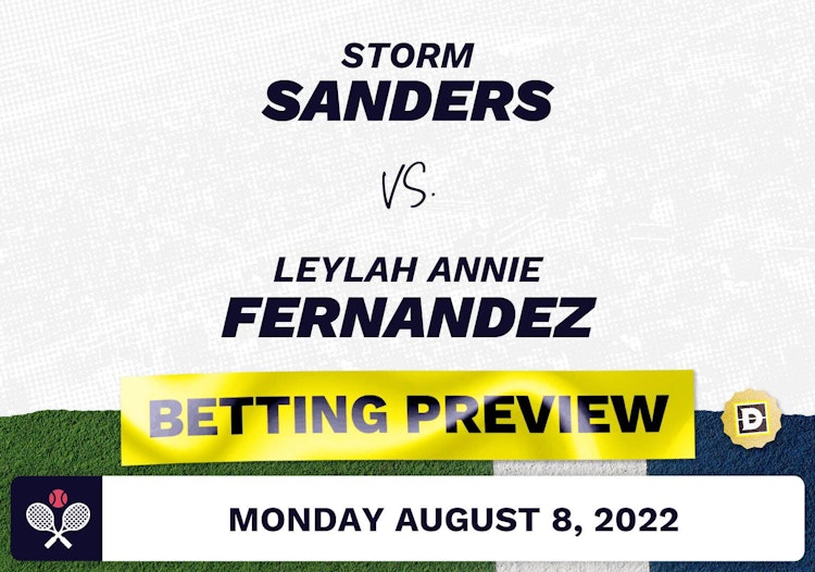 Storm Sanders vs. Leylah Annie Fernandez Predictions - Aug 8, 2022