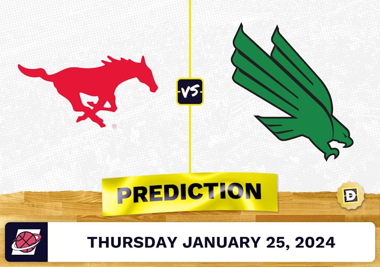SMU vs. North Texas Prediction, Odds, College Basketball Picks [1/25/2024]