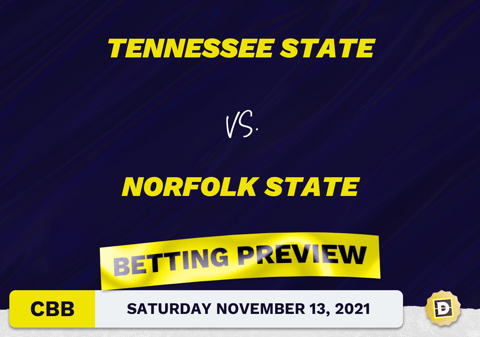 Tennessee State vs. Norfolk State CBB Predictions and Odds - Nov 13, 2021