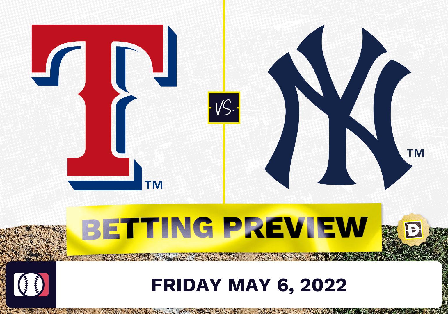 Rangers vs. Yankees Prediction and Odds - May 6, 2022