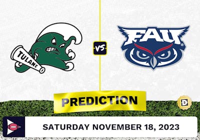 Tulane vs. Florida Atlantic CFB Prediction and Odds - November 18, 2023