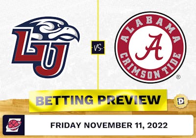 Liberty vs. Alabama CBB Prediction and Odds - Nov 11, 2022