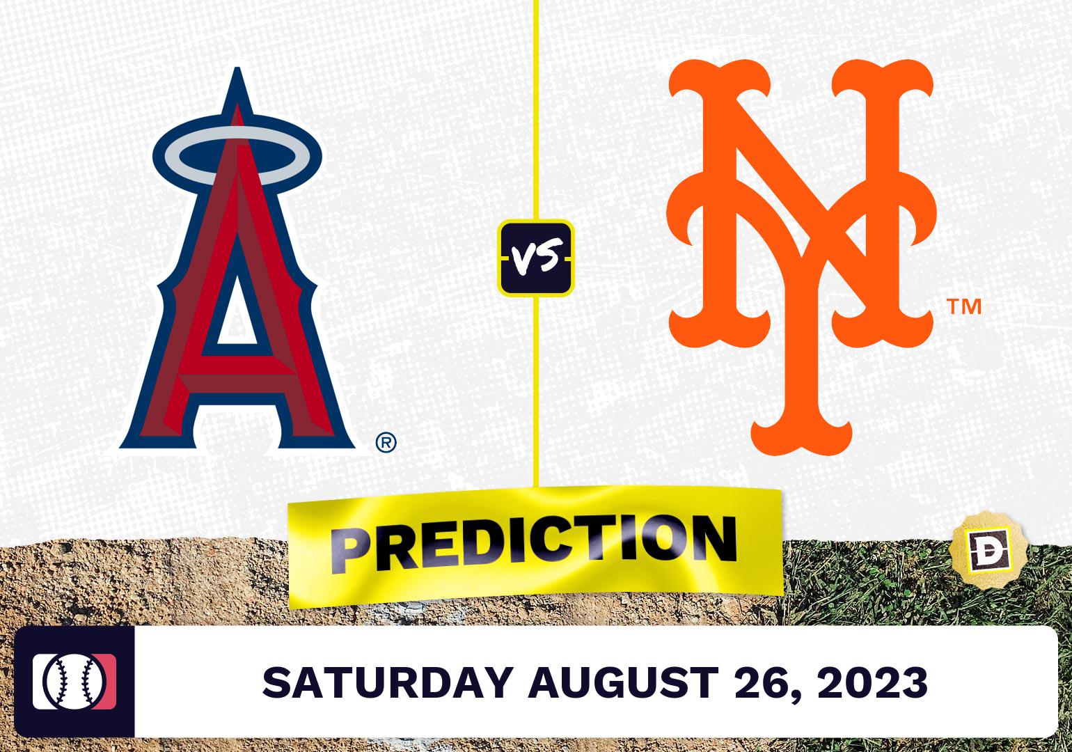 Angels vs. Mets Prediction for MLB Saturday [8/26/2023]
