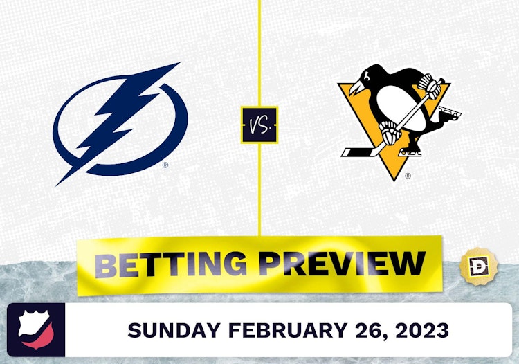 Lightning vs. Penguins Prediction and Odds - Feb 26, 2023